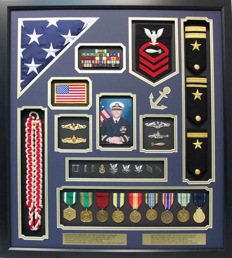 navy metal emblem shadow box|build your own shadow box.